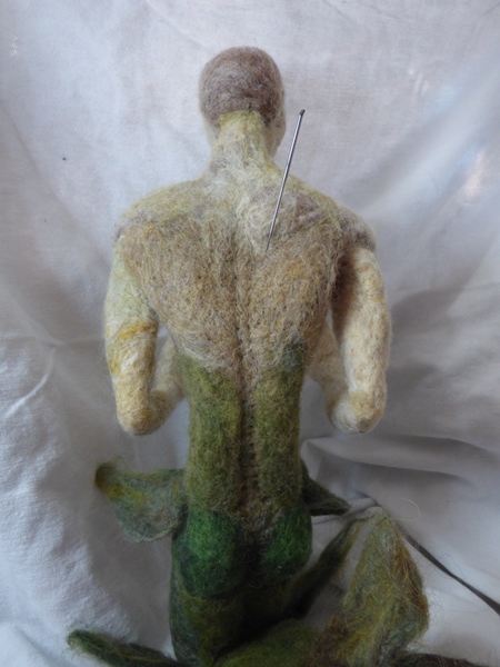 Mr. Mer does a few quick stretches to start the New Year – Felting and ...