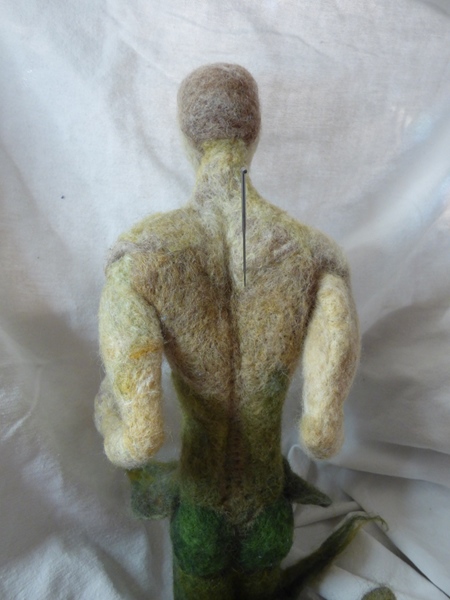 Mr. Mer does a few quick stretches to start the New Year – Felting and ...