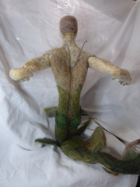 Mr. Mer does a few quick stretches to start the New Year – Felting and ...