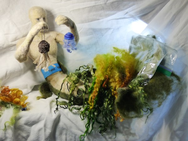 Mr. Mer gets a new little friend Part 1 – Felting and Fiber Studio