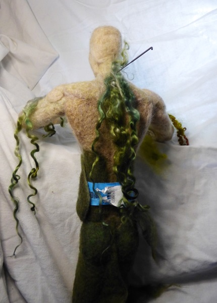 Mr. Mer gets a new little friend Part 2 – Felting and Fiber Studio