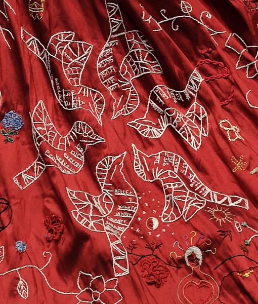 Red Quilted Dress (Unworn) main image 1